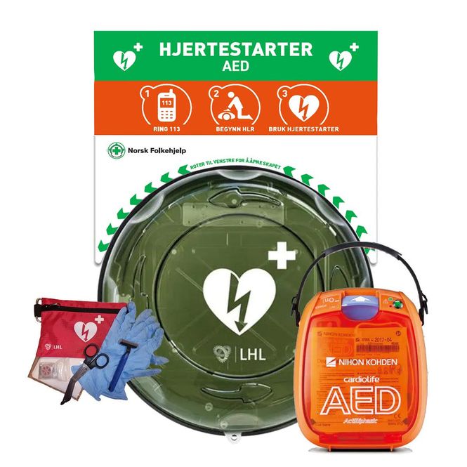 Hovedbilde Cardiolife AED-3100 Hjertestarter Norsk komplett ...