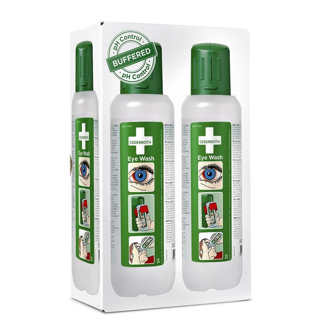 Hovedbilde Cederroth øyedusjflaske 500ml 2pk